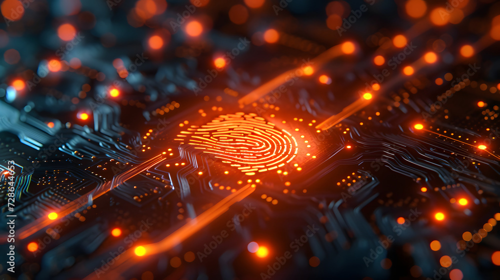 Poster high technology security protection concept. two-step verification, login, encrypted account identit