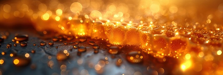 Glistening Fresh Raw Honeycomb Texture, Background Image, Background For Banner, HD