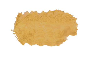 Orange watercolor background. Artistic hand paint. Isolated on transparent background.