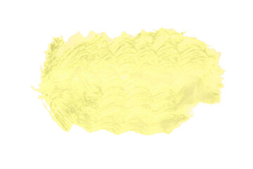 Light yellow watercolor background. Artistic hand paint. Isolated on transparent background.