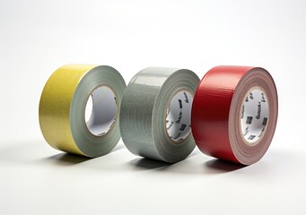 Explore the diversity of adhesive tape with rolls in an array of colors, allowing for both practical use and artistic expression.