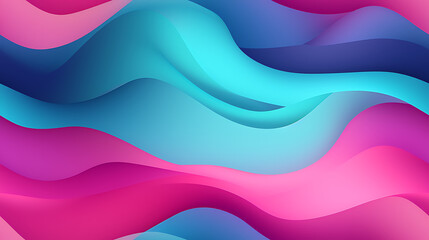 Fototapeta premium cute purple, blue, and green colored abstract background with colorful lines, in the style of superflat style, - Seamless tile. Endless and repeat print.