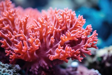 Naklejka na ściany i meble red coral reef