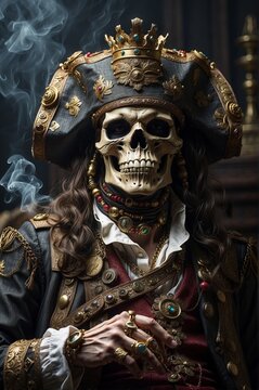 Skeleton pirate