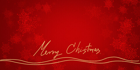 christmas background with snowflakes