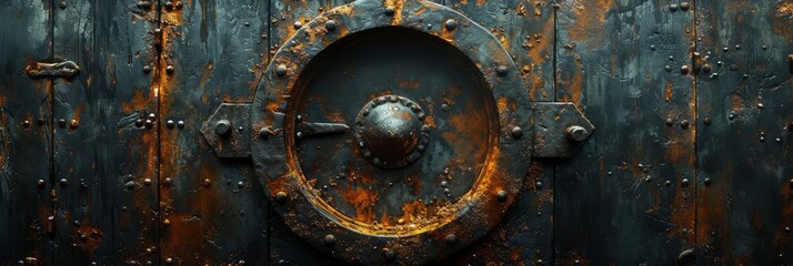 Rugged Ancient Viking Shield Wood And Iron, Background Image, Background For Banner, HD
