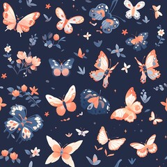 Colorful Butterfly Pattern