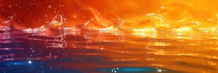 Shimmering Rainbow-Colored Oil Spill, Background Image, Background For Banner, HD