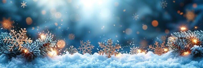 Sparkling Snow Texture With Individual, Background Image, Background For Banner, HD