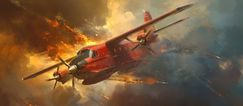 aircraft's fire engine