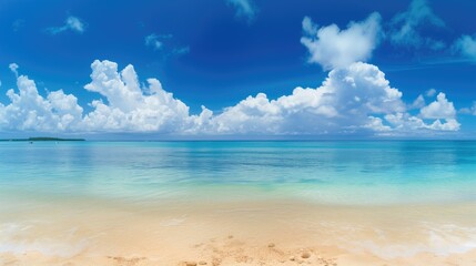 Obraz premium beach with blue sky