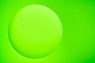 Light Green Background Oil Drops