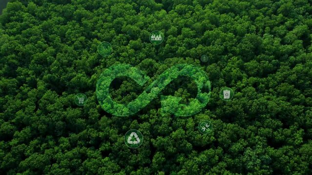 Circular economy concept. Energy consumption and CO2 emissions are increasing. Sharing,reusing,repairing,renovating and recycling existing materials and products as much possible.	
