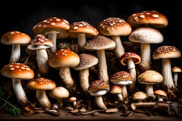 group of mushrooms