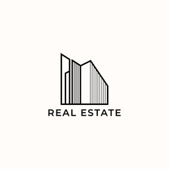 ILLUSTRATION HOME.MODERN HOUSE. RESENTIAL BUILDING SIMPLE MINIMALIST LOGO ICON DESIGN VECTOR. GOOD FOR REAL ESTATE, PROPERTY INSDUSTRY