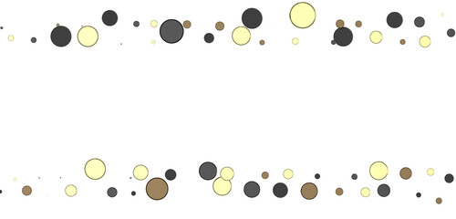 Radiant Festivity: Spectacular 3D Illustration Showcasing Radiating gold Confetti