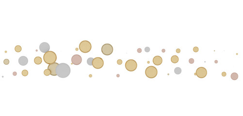 Radiant Festivity: Spectacular 3D Illustration Showcasing Radiating gold Confetti