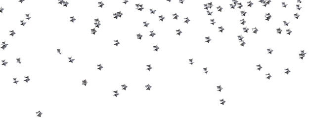 Twinkling Yuletide Skies: Breathtaking 3D Illustration of Falling Christmas Starlights