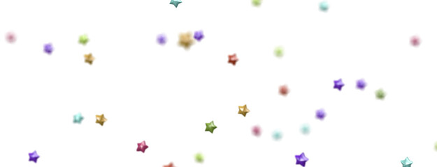 Stellar Symphony: Embark on a Visual Journey with 3D Colorful Stars Rain