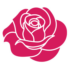 Rose Bud Logo Element Vector illustration Artwork