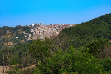 Country landscape near Monteleone di Puglia, Italy