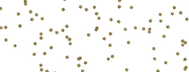 Enchanting 3D Gold Stars Rain: A Celestial Delight for the Eyes