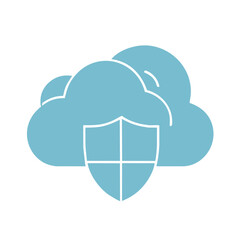 Cyber security icon set. Data protection symbol. Secured network icon collection. Technology concept. Vector illustration.