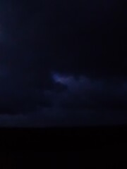 Naklejka premium lightning in the sky