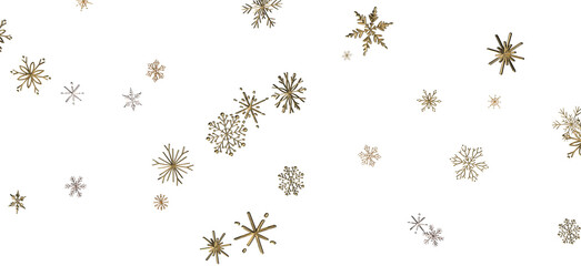 Winter christmas sky with falling snow