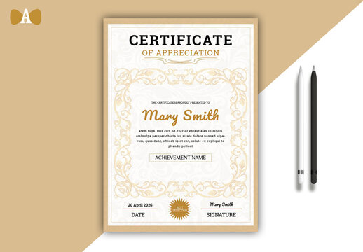 Multipurpose Professional Certificate Template