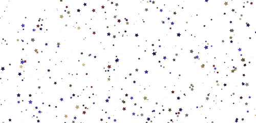 Stellar Symphony: Embark on a Visual Journey with 3D Gold Stars Rain