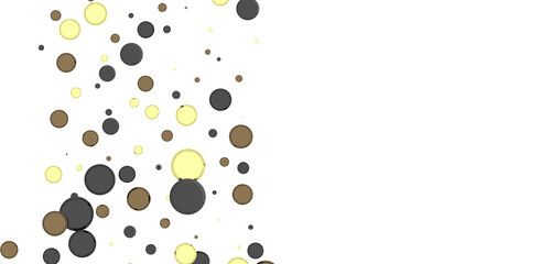 gold  Rainfall: Astonishing 3D Illustration of gold  Confetti Shower