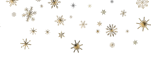 Snowflakes - Christmas background design of snowflake and snow falling in the winter 3d illustration