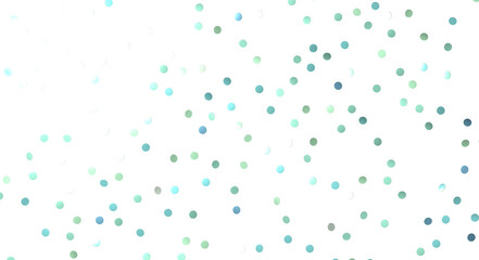  Colorful confetti on white background