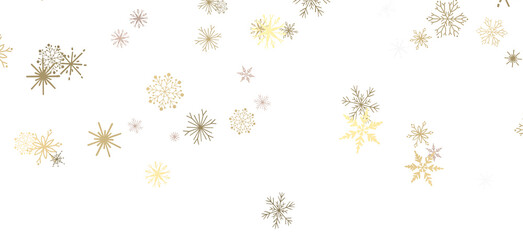 Snowflakes - Christmas background design of snowflake and snow falling in the winter 3d illustration