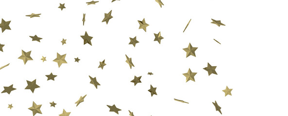 Stars - stars. Confetti celebration, Falling golden abstract decoration for party, birthday celebrate,