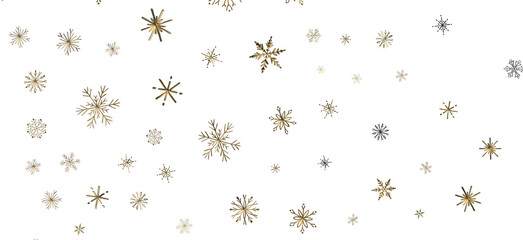Snowflakes - Christmas background design of snowflake and snow falling in the winter 3d illustration