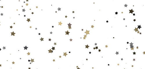 Stellar Symphony: Embark on a Visual Journey with 3D Gold Stars Rain