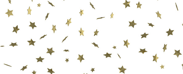 Twinkling Christmas Trail: Exquisite 3D Illustration of Falling Festive Starry Traces