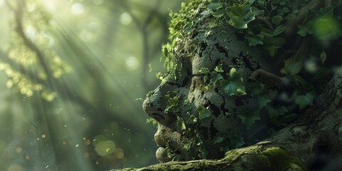 Earth elemental concept with photorealism - obrazy, fototapety, plakaty