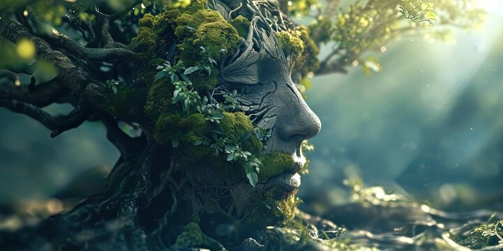 Earth elemental concept with photorealism