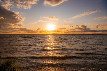 Windy day at a Swedish lake