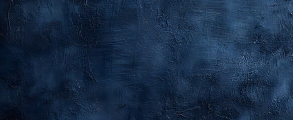 Dark navy rough Cement Wall stroke, grainy stone Textured for Minimalistic Presentations, copy space, mockup.	