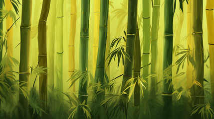 Harmonious Bamboo Backdrop