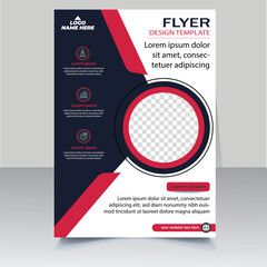 Brochure design, annual report, cover modern layout, poster, flyer vector template in A4 size	