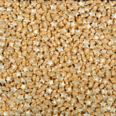 Colorful and bright cake decorations, in powder and granule form, can also be used as a colorful background.