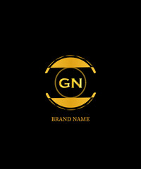 GN Letter Logo Design. Unique Attractive Creative Modern Initial GN Initial Based Letter Icon Logo