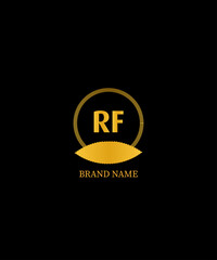 RF Letter Logo Design. Unique Attractive Creative Modern Initial RF Initial Based Letter Icon Logo