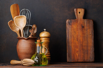Culinary essentials: Diverse cooking utensils
