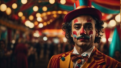 clown in the circus
